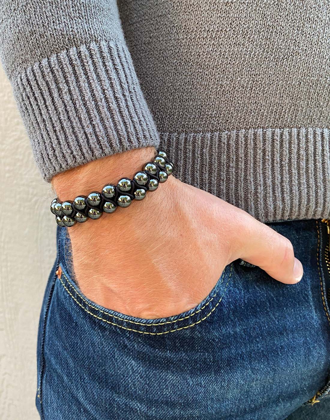 MagnetRX Magnetic hematite bracelets