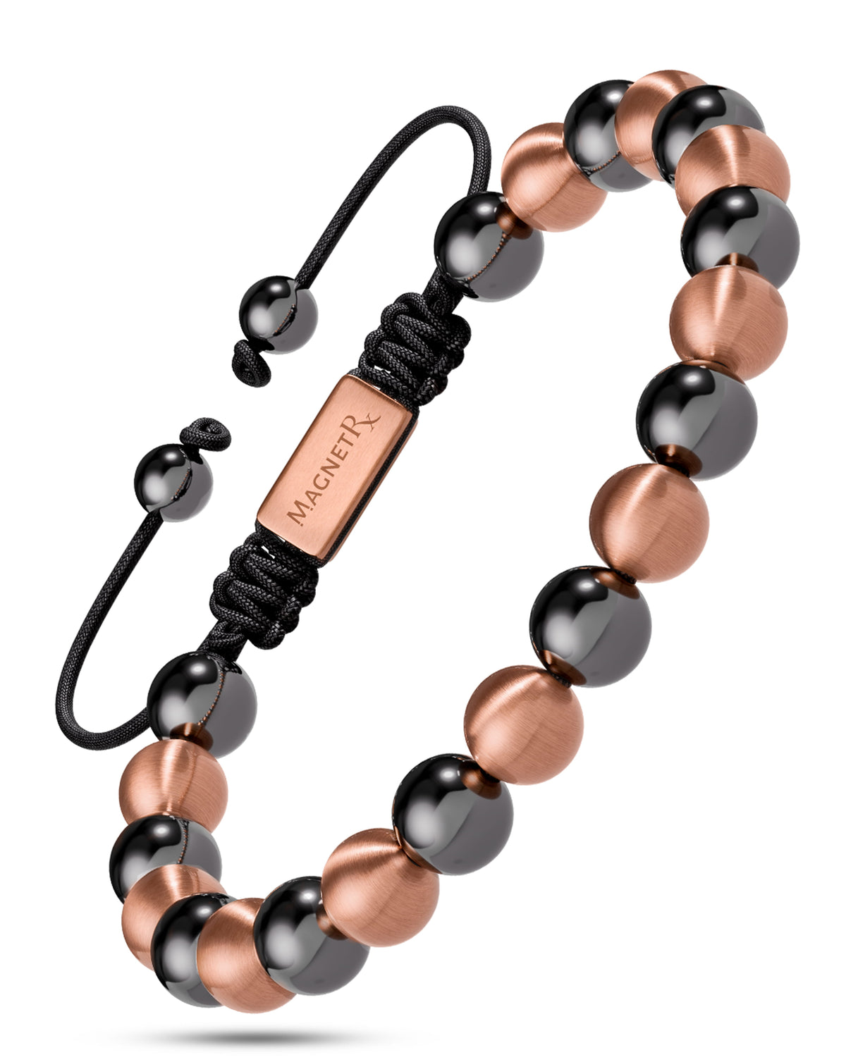 MAX Strength Magnetic Hematite & Copper Bracelet (Single Row)