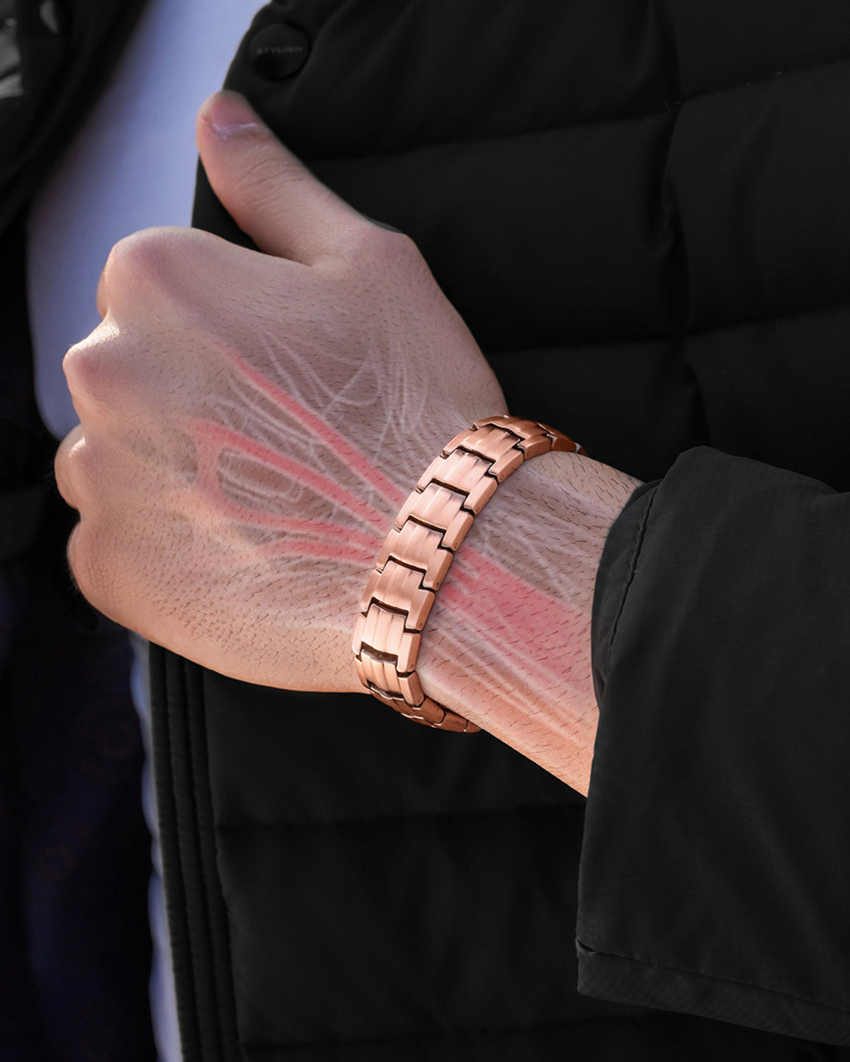 Magnetic Bracelet EllipseMAX Magnetic Copper Bracelet for Men MagnetRX