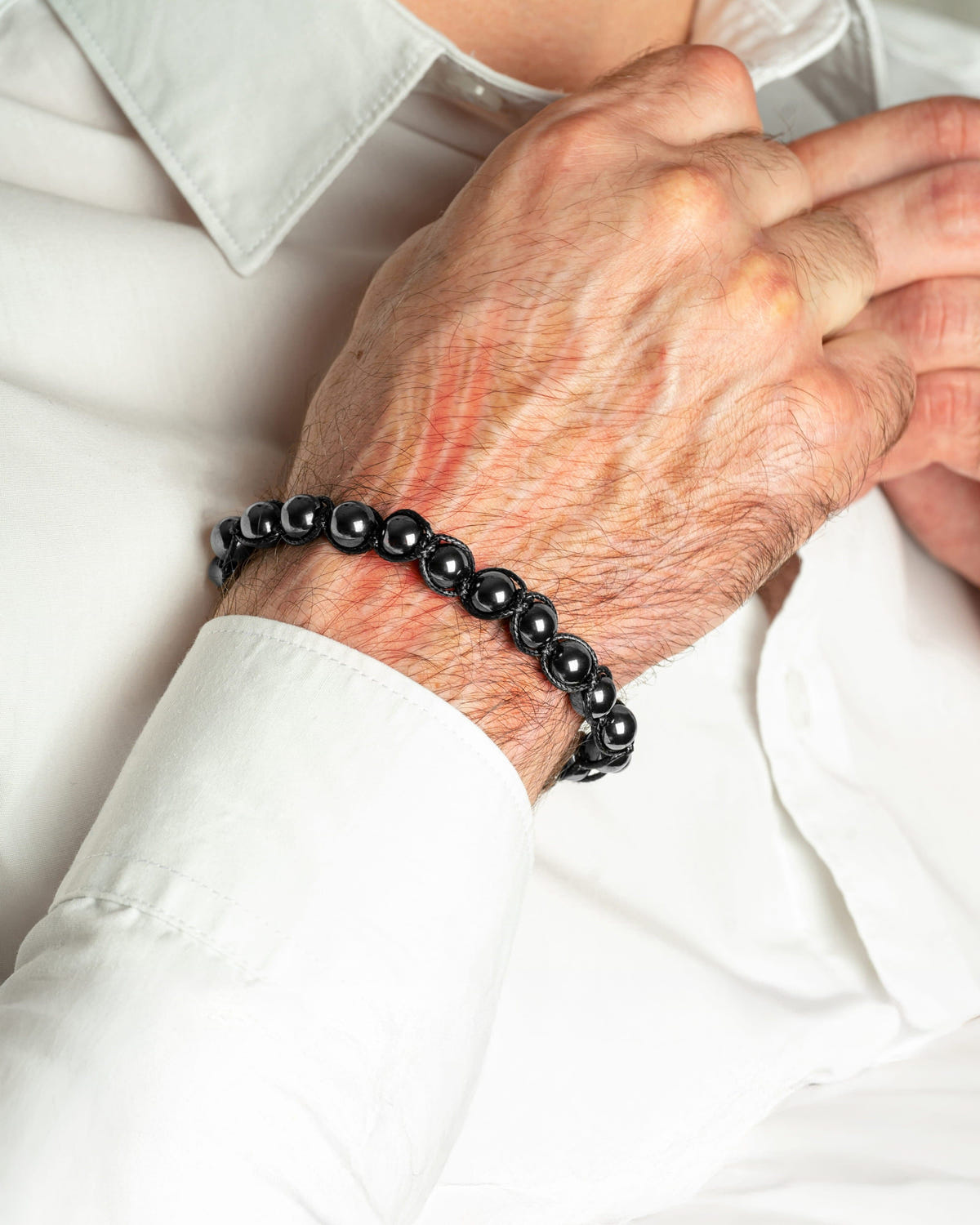 Magnetic Bracelet High Power Magnetic Hematite Bracelet Bali Style MagnetRX