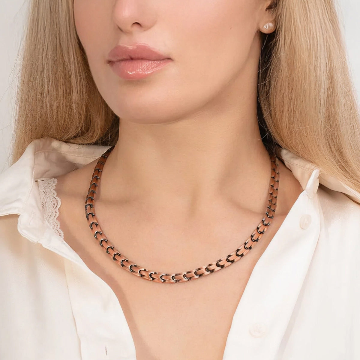 Women’s EllipseMAX copper bracelet and necklace power set