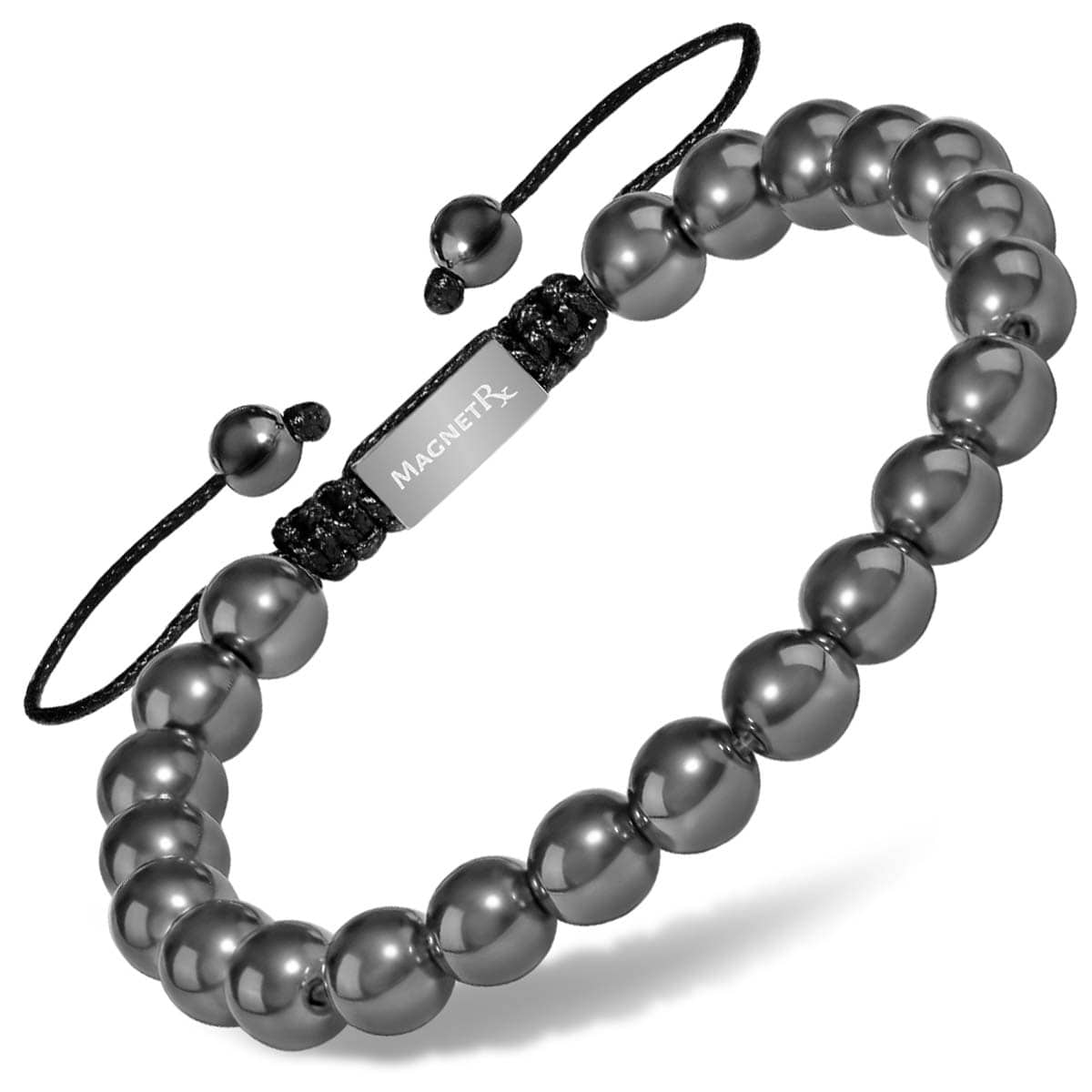 High Power Magnetic Hematite Bracelet Classic 8mm Bead