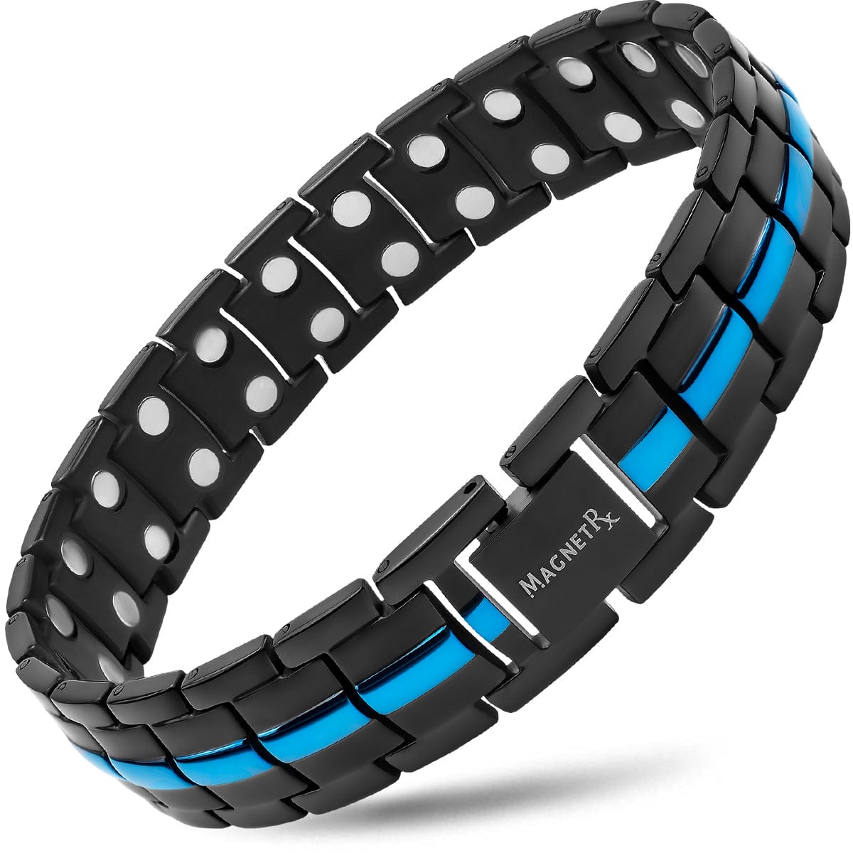 Magnetic Therapy Thin Blue Line Bracelet for Men