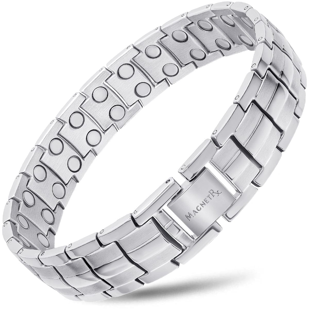 Ultra Strength Magnetic Therapy Bracelet Silver Classic