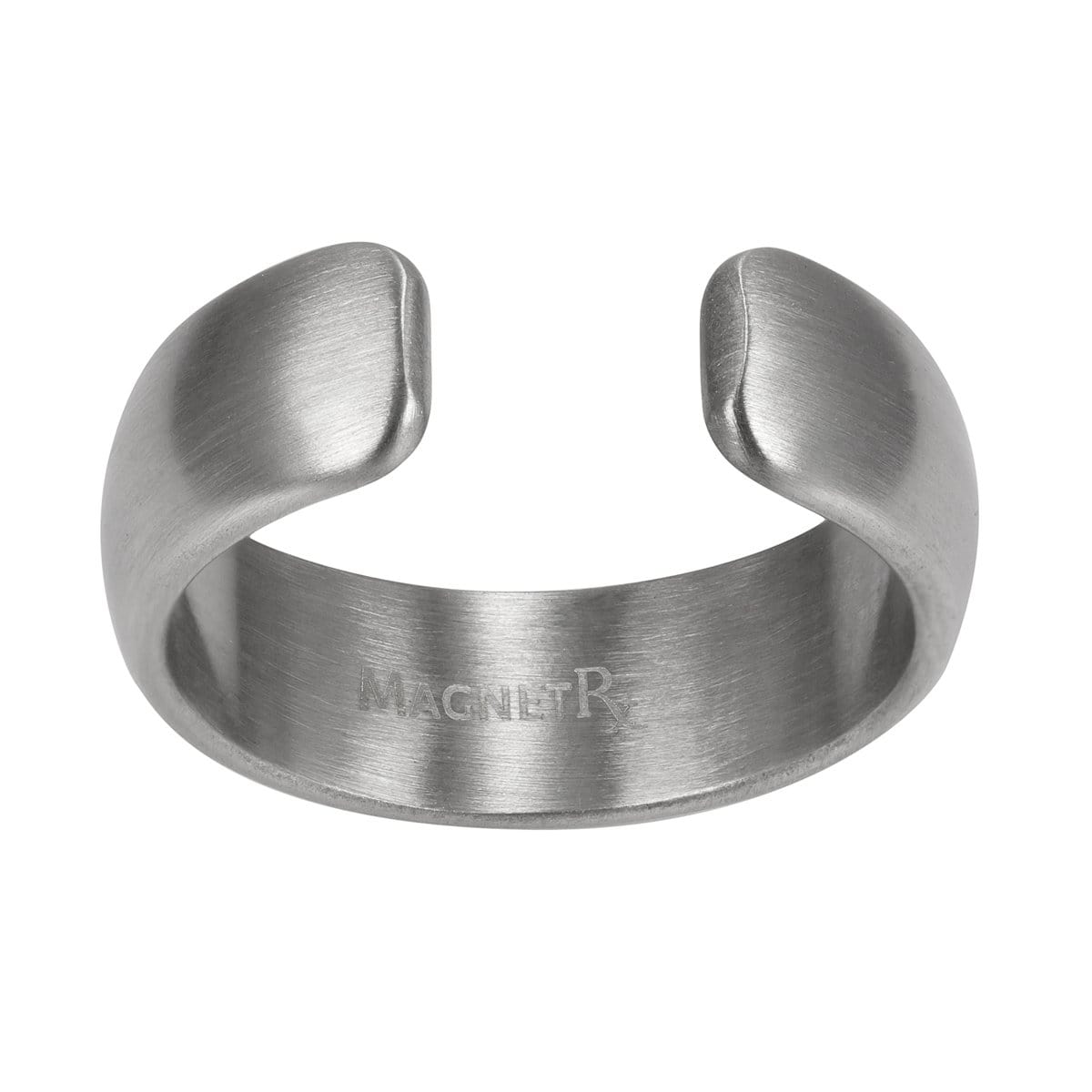 Magnetic Therapy Ring (Brushed Silver)