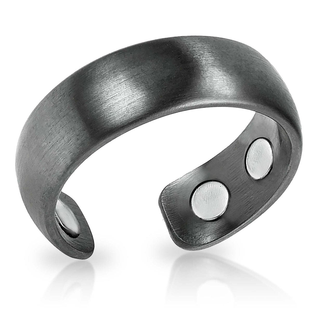 Magnetic Therapy Ring (Gunmetal Gray)