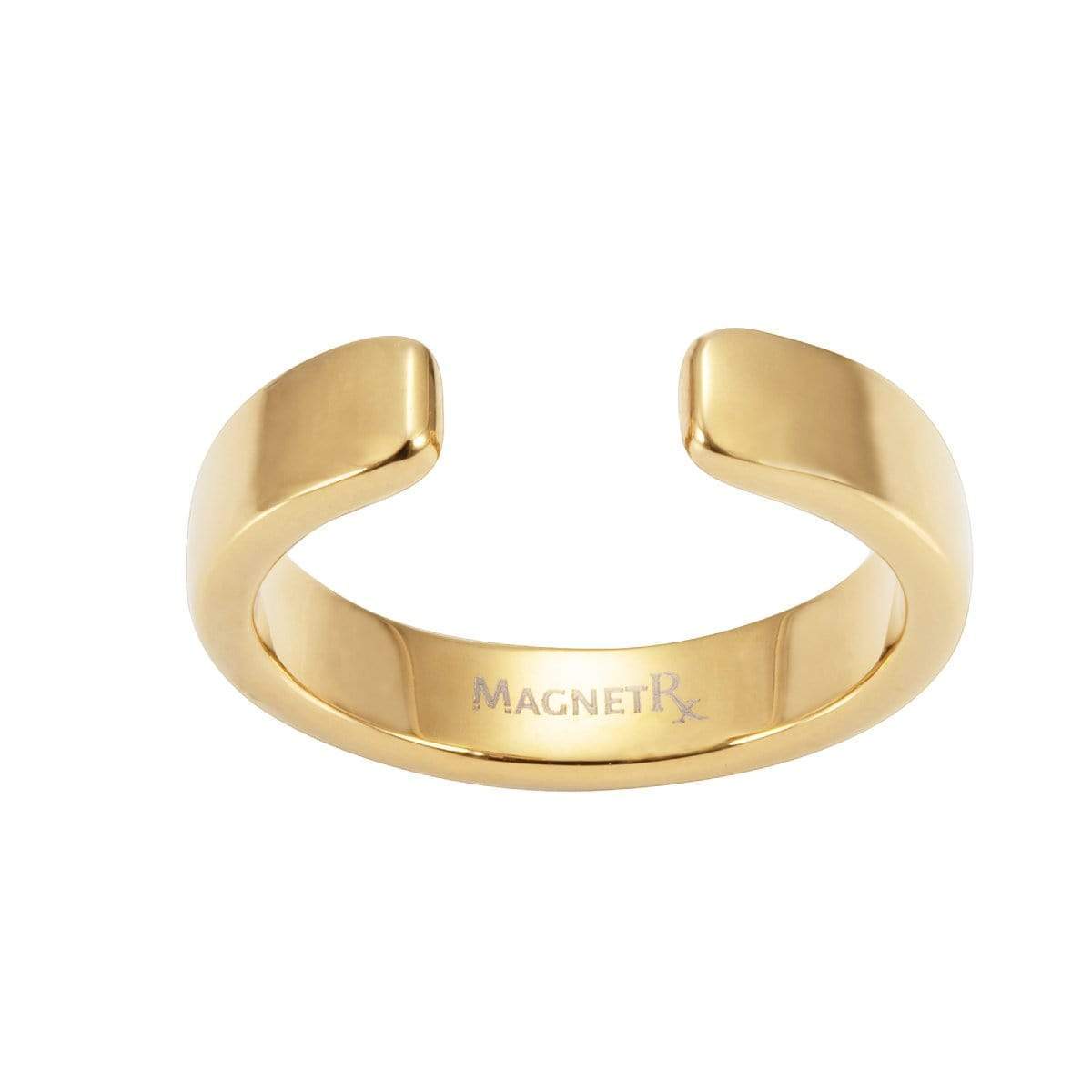 Crystal Magnetic Therapy Ring (Gold)