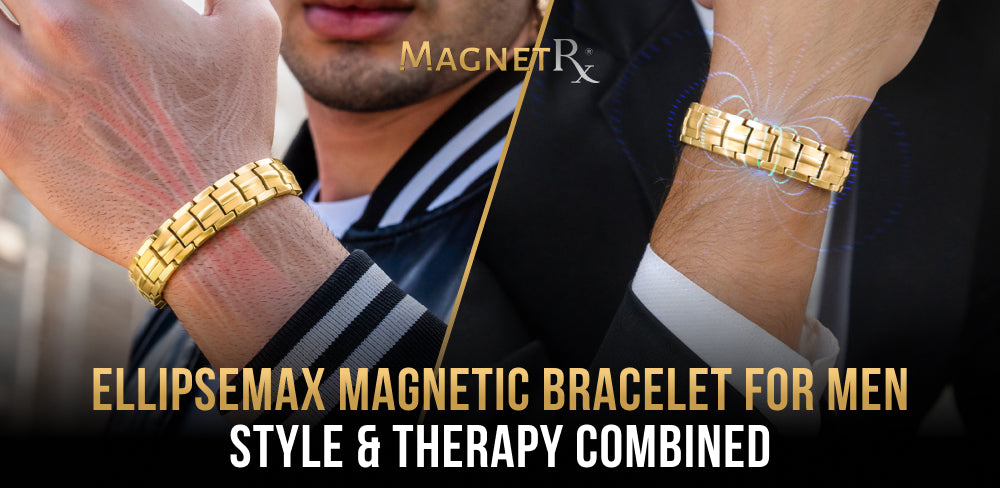 EllipseMAX Magnetic Bracelet for Men | Modern Style Meets Powerful Therapy