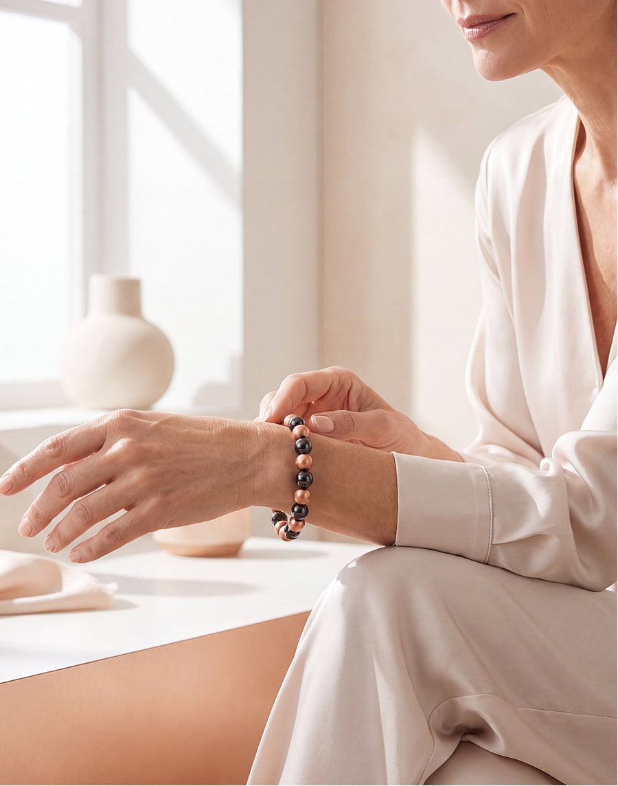 Women's Magnetic Hematite Bracelets