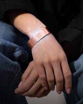 Mega Strength Magnetic Therapy Bracelet Wide Copper Cuff