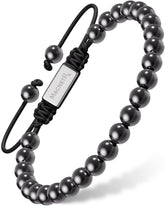 High Power Magnetic Hematite Bracelet Classic 6mm Bead