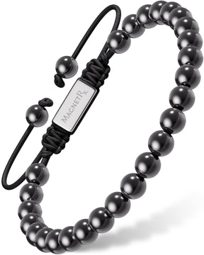 High Power Magnetic Hematite Bracelet Classic 6mm Bead