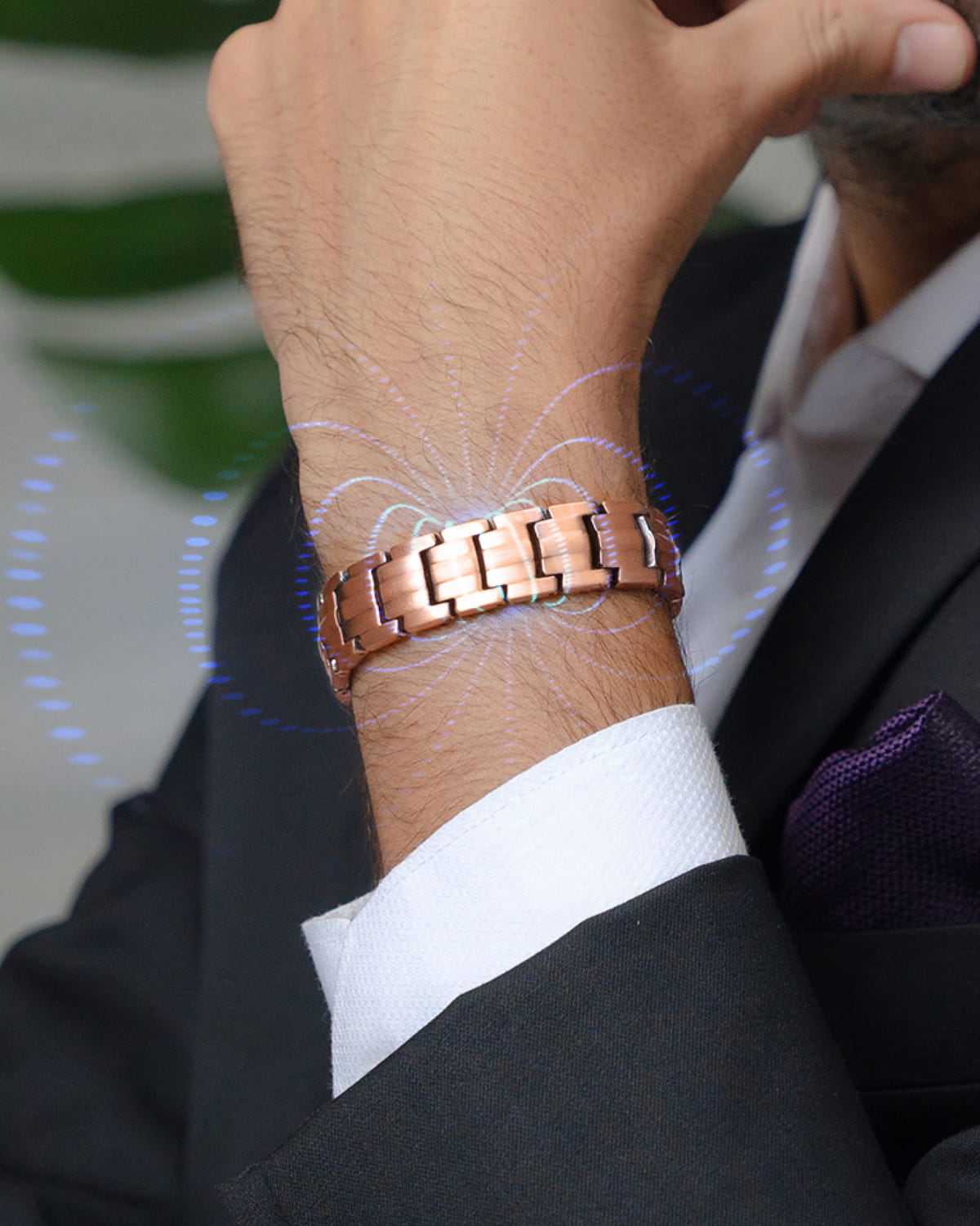 His & Hers Matching Magnetic Bracelets – EllipseMAX Copper