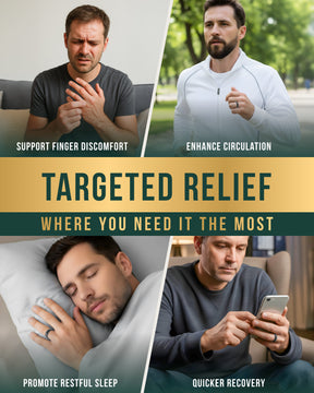 Magnetic Therapy Ring (Gunmetal Gray)