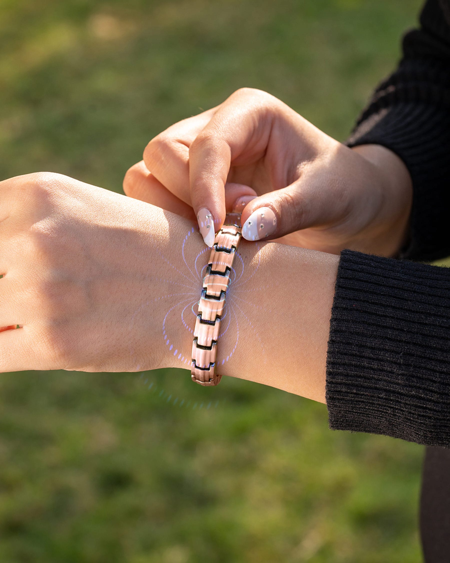 Women’s Copper Power Set – EllipseMAX Bracelet + Necklace