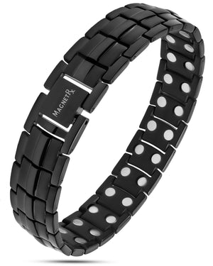 Ultra Strength Magnetic Therapy Bracelet Black Classic