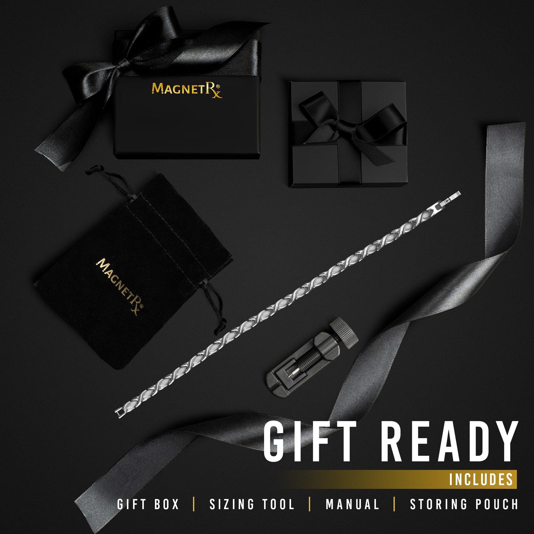 Ultra Strength Titanium Magnetic Therapy Anklet for Women (Silver)