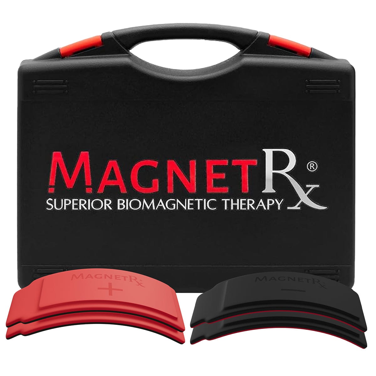 Biomagnetic Therapy Arc Magnets — Neodymium & Silicone (4 Curved Magnets)