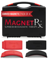 Magnetic Biomagnetic Therapy Biomagnetic Therapy Arc Magnets — Neodymium & Silicone (4 Curved Magnets) MagnetRX