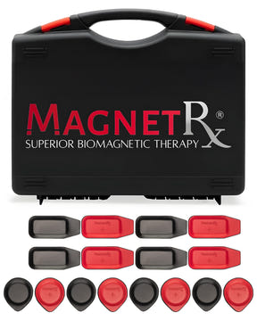Magnetic Biomagnetic Therapy Biomagnetic Therapy Magnet Kit — Ferrite & Leather (16 Small Mixed Units) MagnetRX