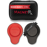 Magnetic Biomagnetic Therapy Biomagnetic Therapy Magnet Set — Neodymium & Leather (2 Medium Magnets) MagnetRX
