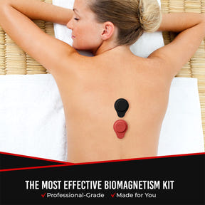 Set de Terapia Biomagnética con Imanes - Neodimio y Silicona (2 Imanes Medianos)