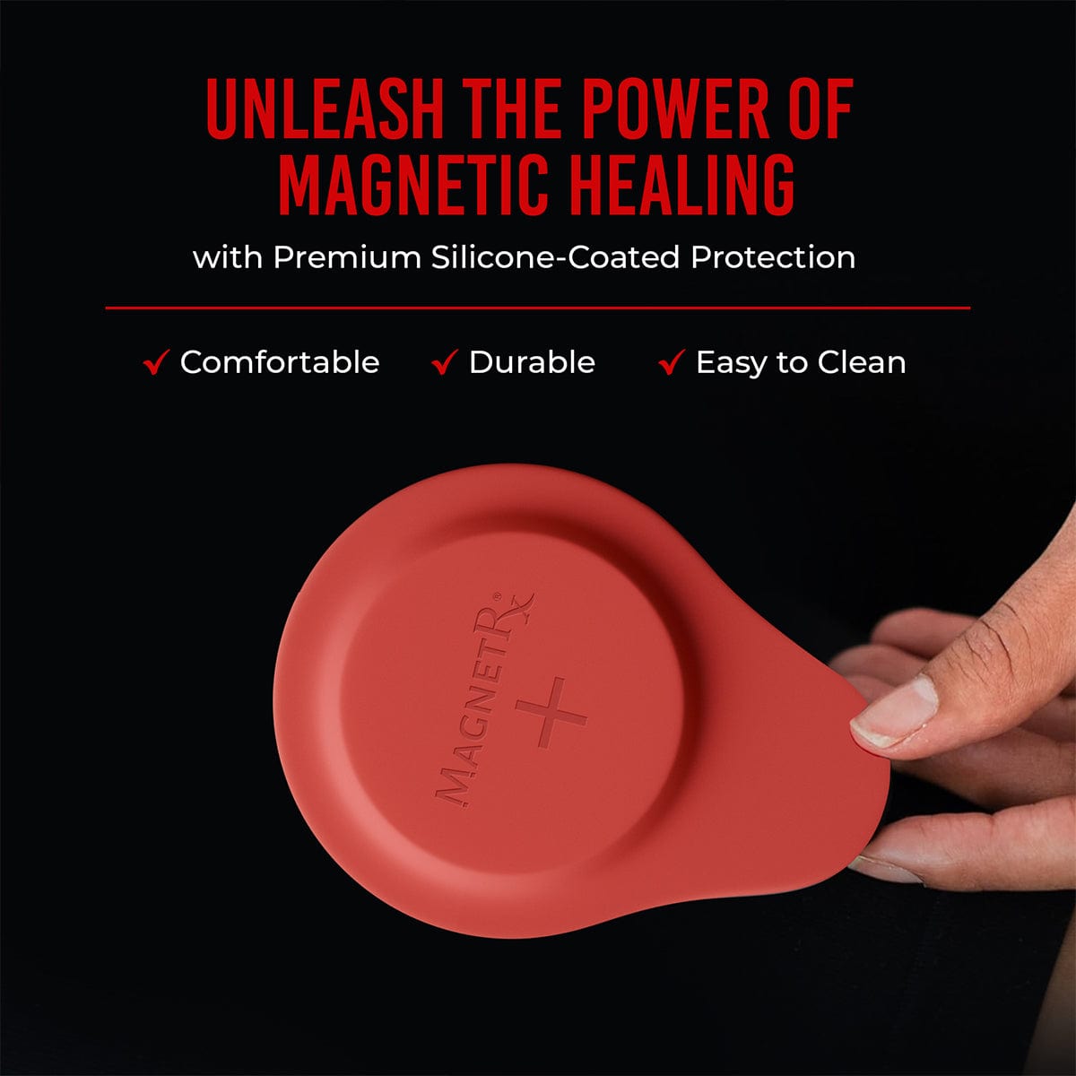 Set de Terapia Biomagnética con Imanes - Neodimio y Silicona (2 Imanes Medianos)