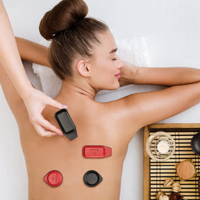 Kit de Terapia Biomagnética con Imanes - Ferrita y Cuero (16 Unidades Pequeñas Mixtas)