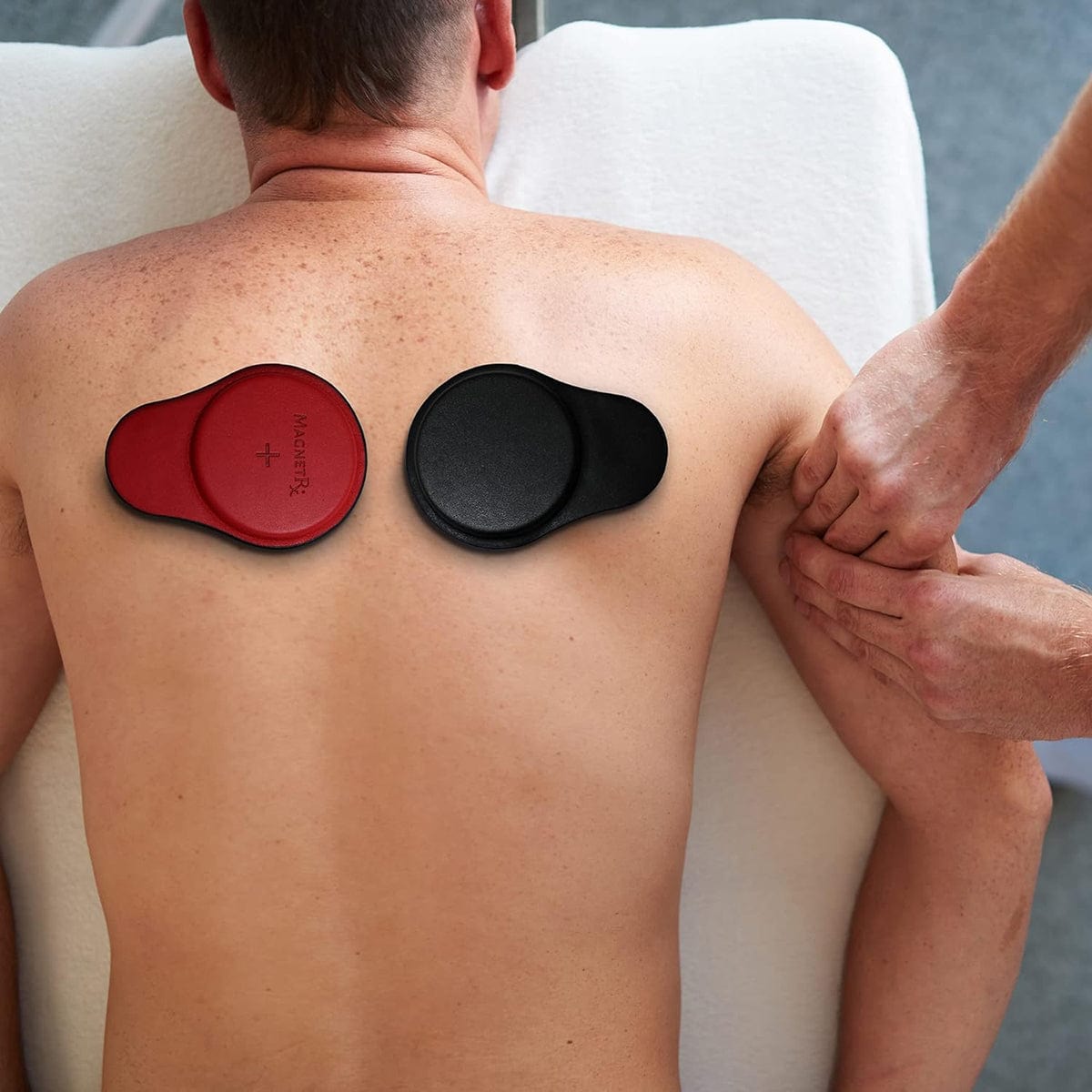 Biomagnetic Therapy Magnet Kit — Ferrite & Leather (6 Large Magnets)