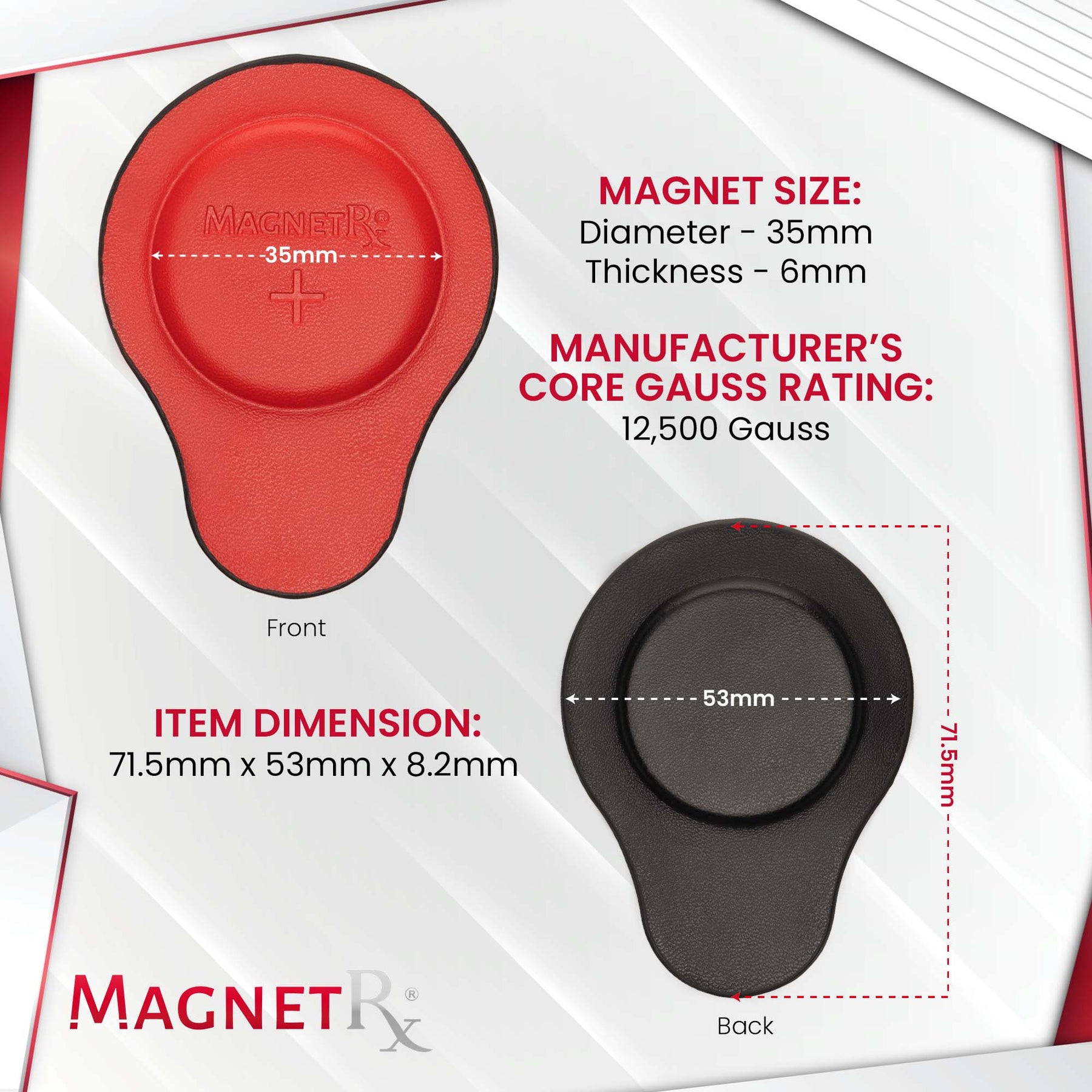 Magnetic Biomagnetic Therapy Biomagnetic Therapy Neodymium Magnet Kit (2 Units) MagnetRX