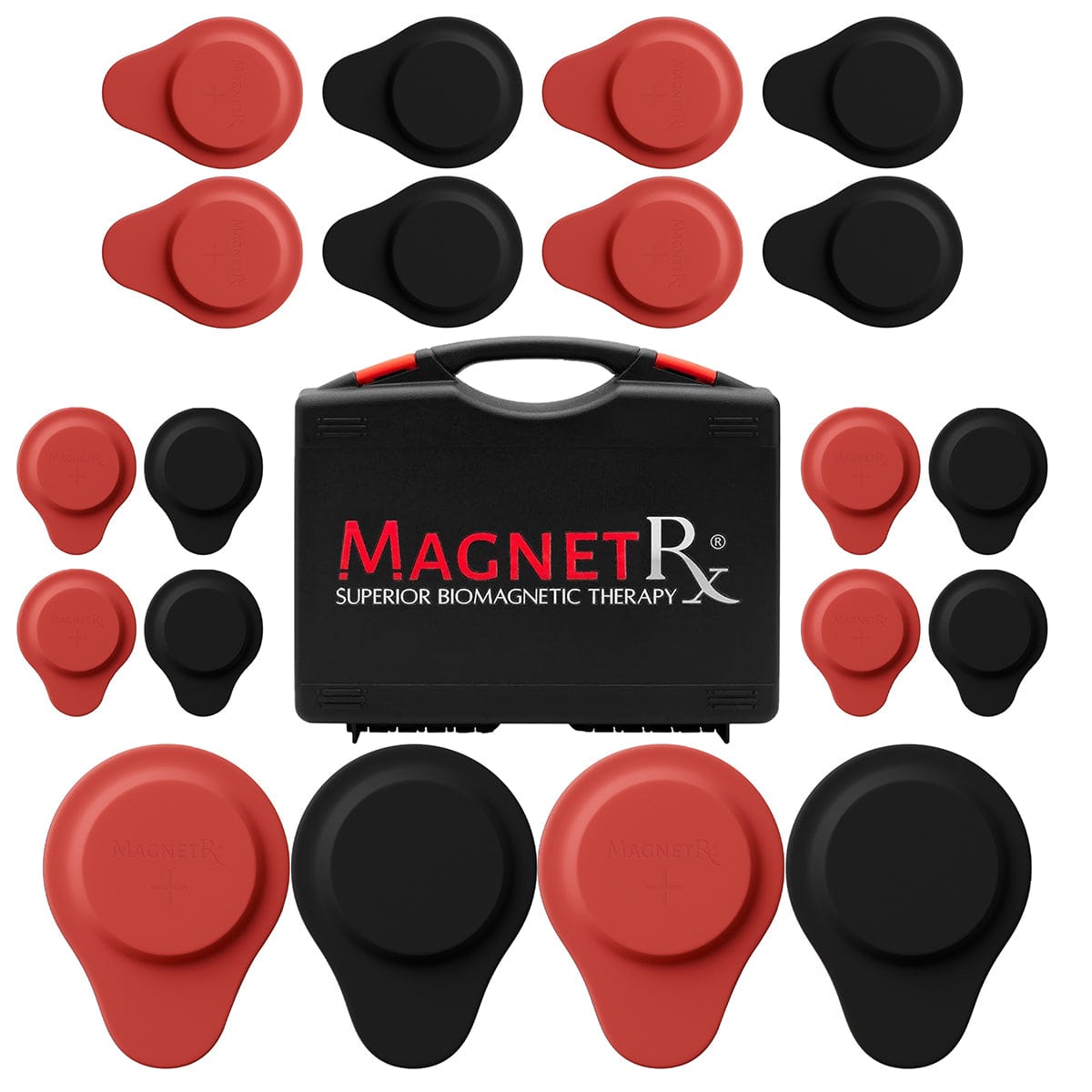 Biomagnetic Therapy Magnet Kit — Neodymium & Silicone (20 Mixed Units)