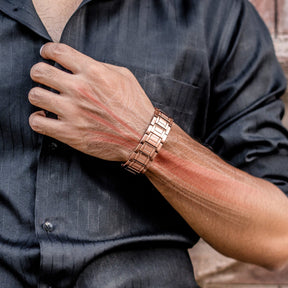 Magnetic Bracelet 3x Strength Copper Magnetic Bracelet for Men (Stealth) MagnetRX