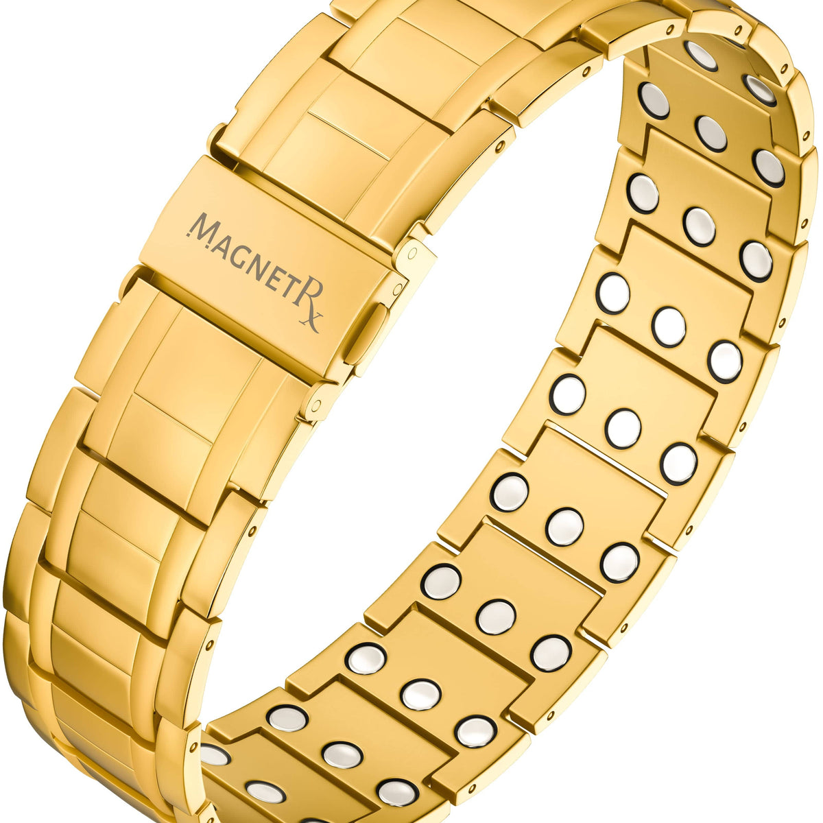 MagnetRX® Magnetische armband van zuiver koper voor dames, ultrasterke magnetische koperen armband - verstelbare lengte met maatgereedschap, One Size, Koper, Geen edelsteen