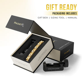 Clover Magnetic Bracelet for Women (Gold)