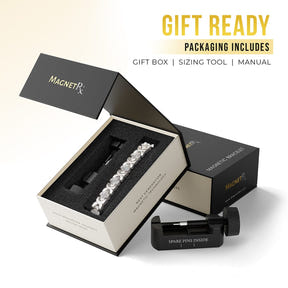 Clover Magnetic Bracelet for Women (Silver)