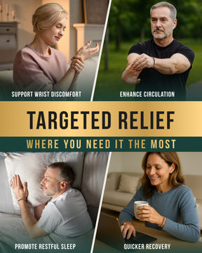 Magnetic Bracelet Curb Chain Inlay Copper Cuff Magnetic Therapy Bracelet for Men & Women MagnetRX