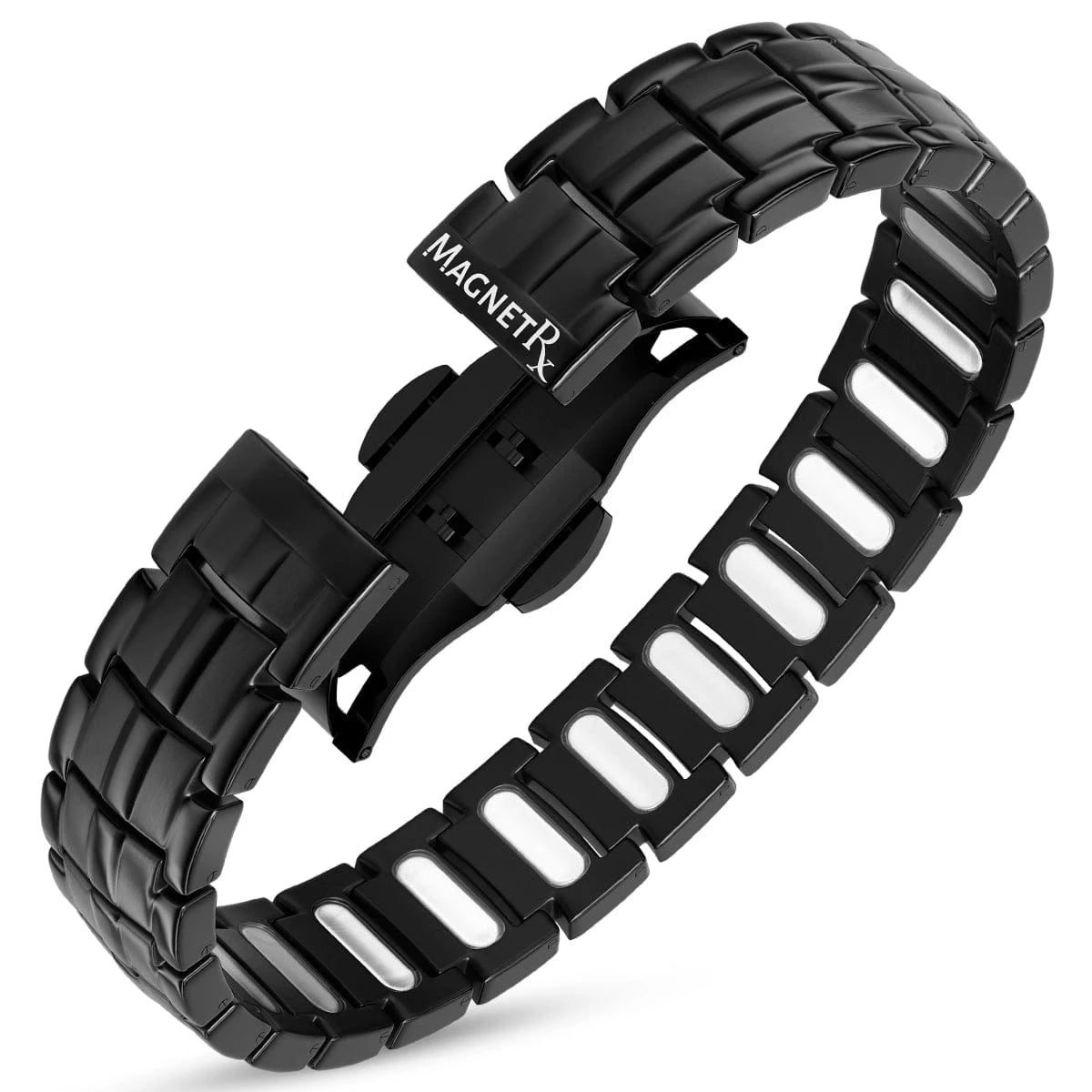 Magnetic Bracelet EllipseMAX Magnetic Bracelet for Men (Black) MagnetRX