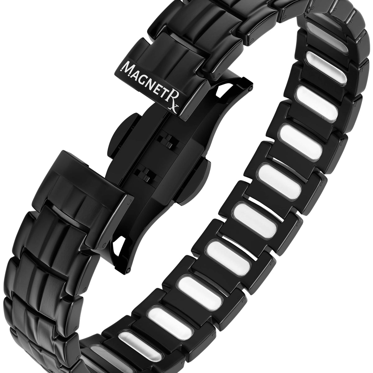 EllipseMAX Men's Black Magnetic Bracelet - MagnetRX