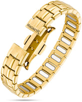 Magnetic Bracelet EllipseMAX Magnetic Bracelet for Men (Gold) MagnetRX
