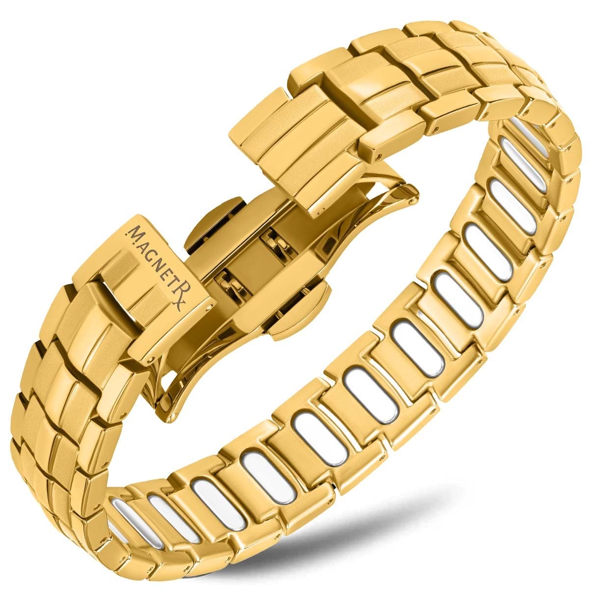 EllipseMAX Magnetic Bracelet for Men (Gold)