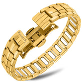 Magnetic Bracelet EllipseMAX Magnetic Bracelet for Men (Gold) MagnetRX