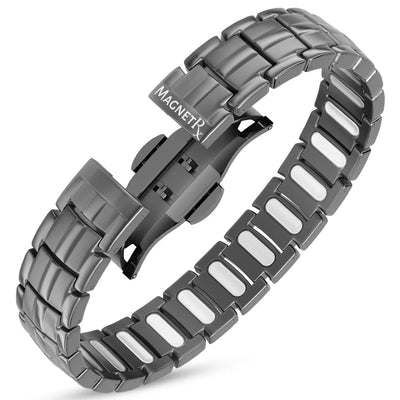 Magnetic Bracelet EllipseMAX Magnetic Bracelet for Men (Gunmetal) MagnetRX