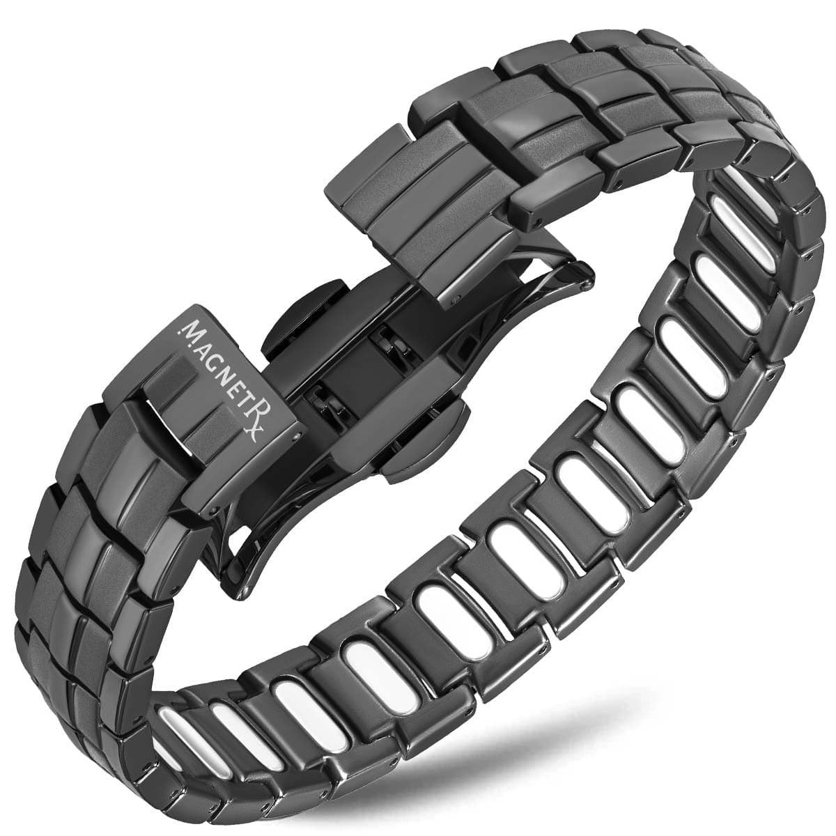 EllipseMAX Magnetic Bracelet for Men (Gunmetal)