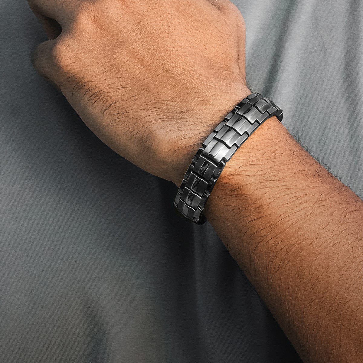 Magnetic Bracelet EllipseMAX Magnetic Bracelet for Men (Gunmetal) MagnetRX