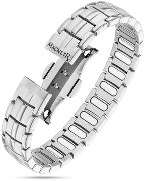 Magnetic Bracelet EllipseMAX Magnetic Bracelet for Men (Silver) MagnetRX