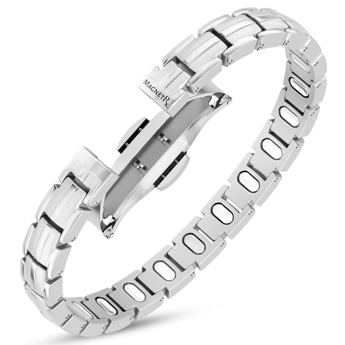 Magnetic Bracelet EllipseMAX Magnetic Bracelet for Women (Silver) MagnetRX