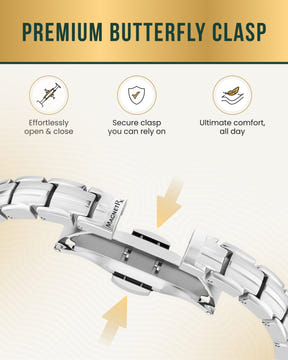 Magnetic Bracelet EllipseMAX Magnetic Bracelet for Women (Silver) MagnetRX