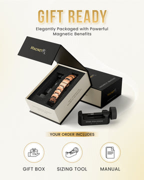 Magnetic Bracelet EllipseMAX Magnetic Copper Bracelet for Men MagnetRX