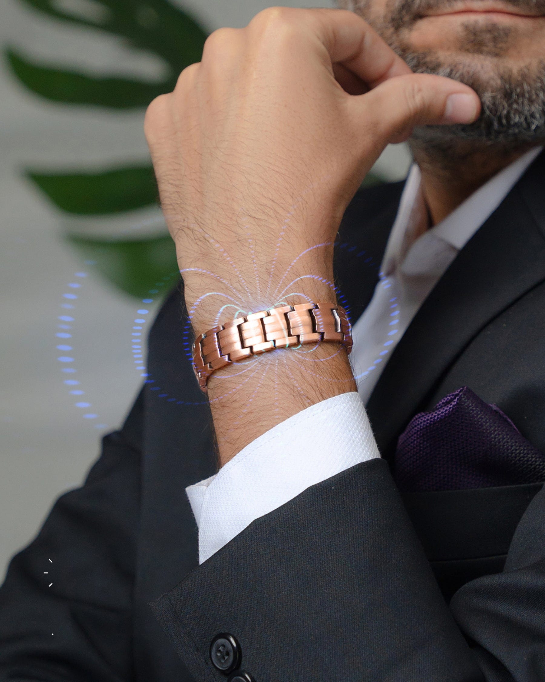 Magnetic Bracelet EllipseMAX Magnetic Copper Bracelet for Men MagnetRX