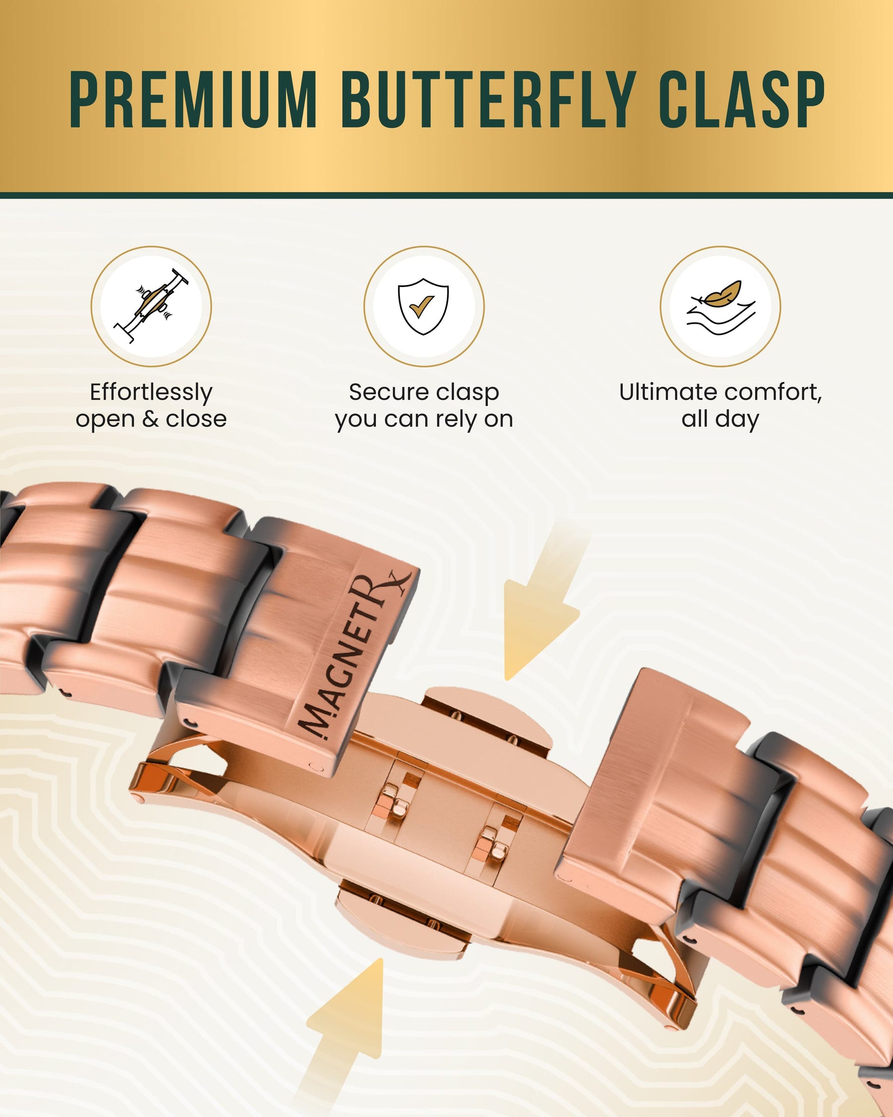 Magnetic Bracelet EllipseMAX Magnetic Copper Bracelet for Men MagnetRX